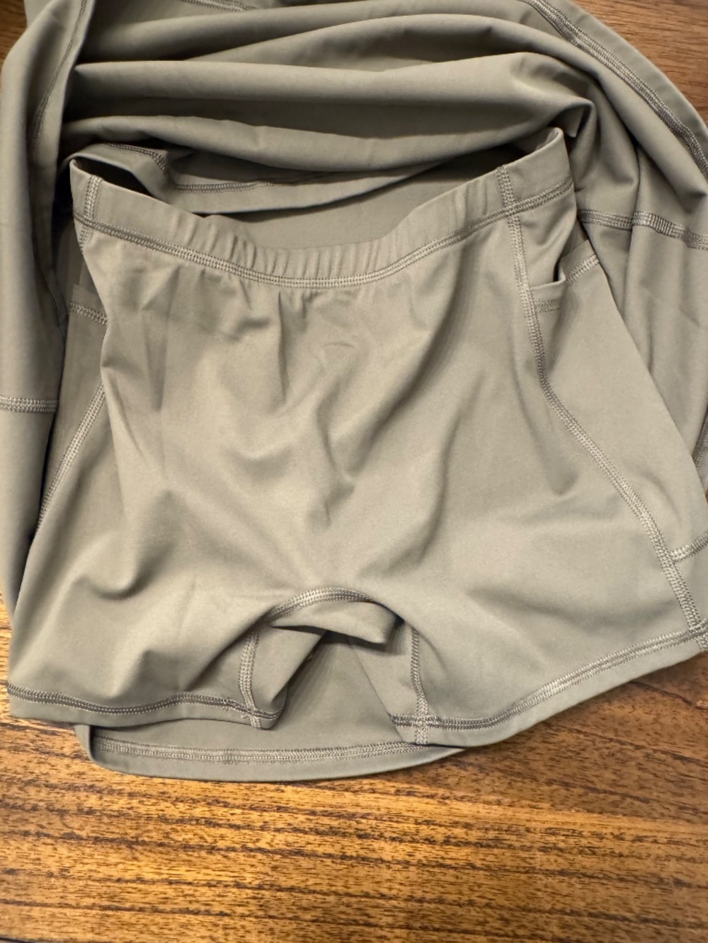 Halara SoftlyZero Plush Active Dress XS Sage Built In Shorts - Picture 3 of 5